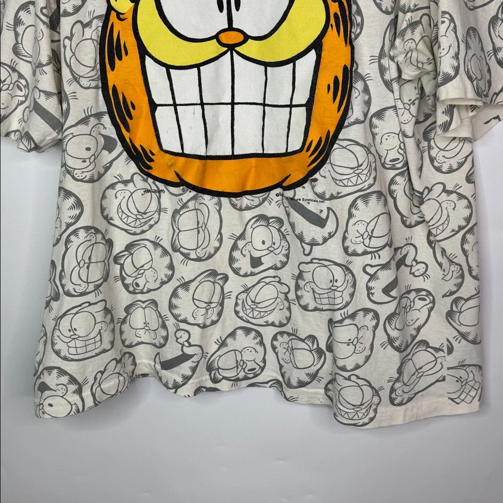 Vintage Garfield Cat AOP Tshirt Sun Tag XL - Picture 3 of 15